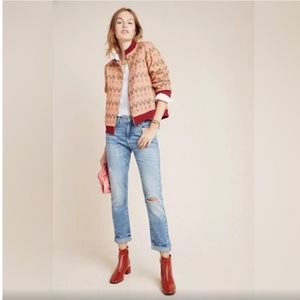 Anthropologie Bomber Jacket XL